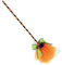 Partilandia Escoba de Bruja naranja con tul de 40 cm