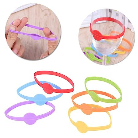 MAGICLULU 6St Weinglasmarker spezielle Cup-Markierung Weinetikett Tasse Wein Zeichen glasmarkierer party sachen party supplies Partyzubehör dekorative Accessoires für Wein Glaserkennung