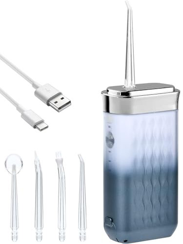 Professionelle tragbare Zahndusche, einziehbarer Wassertank / IPX7 Wasserdicht / 3 Modi, geeignet für Reisen und zu Hause, professionelle Munddusche-1