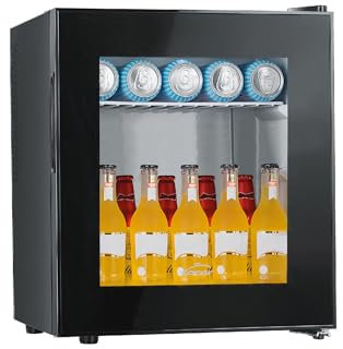 Lacor 69675 - Refrigerador Mini-Bar, 70 W, Capacidad de 36 litros, Uso profesional, Iluminación LED, Medidas 43x41x51 cm