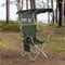Navaris Silla de Playa con Sombrilla - Silla Plegable con Sombrilla - Silla Playa con Sombrilla de Protección Solar y Portavasos - Silla Camping Playa Picnics Caravana Festival