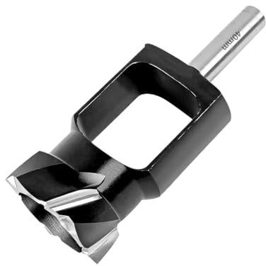 Dübeldübelschneider Zapfenbohrer Bi, Holzdübellochschneider, Zapfendübel und Dübelbohrer Holzbearbeitungsschneider, konischer Dichtungsstopfenschneider, 13 mm Schaft für Möbelherstellung (40 mm)