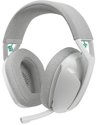 Logitech G G321 LIGHTSPEED, cuffia con microfono gaming wireless Bluetooth | Comfort e vestibilità dinamici, microfono su braccio a 16 khz, PC, PS4, PS5, Nintendo Switch, mobile - Bianco