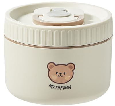 JDNH Lonchera térmica de acero inoxidable aislada que mantiene la comida caliente, ideal para estudiantes, profesionales y entusiastas del aire libre