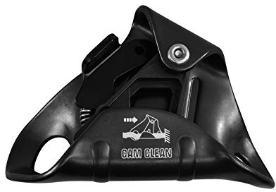 KONG. CAM Clean. Bloqueador ventral Compacto. Eficaz sobre Cuerdas enloquecidas o heladas. Ligero. Cuerdas de 8 – 13 mm. Sistema antirretorcimiento de la Leva. Certificado CE. Fabricado en Italia