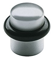 SOLIDO Boden-Türpuffer ø 25 mm | Türstopper | Edelstahl matt | 1 Stück