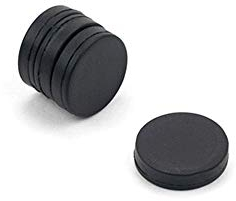 Gummibeschichtete N42 - Neodym - Magnet - 16.7mm Durchmesser x 4.7mm Dick - 1,8kg Zug - Pack von 20