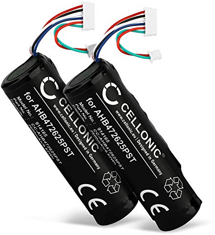 CELLONIC, Batterie pour Collier pour Animaux Compatible avec Garmin Astro 320, DC40, DC30, 010-10806-01 (3.7V, 2600mAh) 2 Pièces