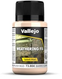 Vallejo Weathering Effects 73804 Light Brown Splash Mud (40ml)