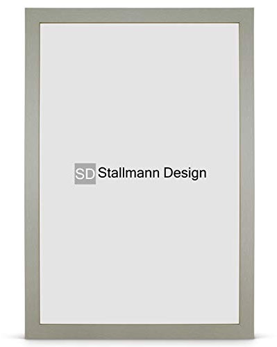 Stallmann Design 'New Modern' Bilderrahmen 59,4 x 84 cm (DIN A1) | Farbe: Grau | eleganter Frame für Ihre Fotos und Motive