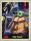 Komar Star Wars Wandbild | Mandalorian The Child Trading Card | Dekoration, Poster, Kunstdruck | Größe 50 x 70 cm | WB-SW-014-50x70, Bunt