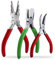 Meichoon Lot de 3 Pinces à Bijoux Avec Pince à bec courbé 6 en 1 pour Fabrication de Boucles Fabrication de Fils Fabrication Bijoux DC722