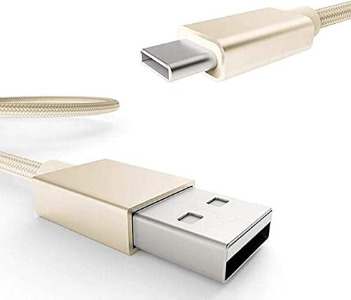 Cavo di ricarica dati veloce in nylon di tipo C per Samsung Galaxy Tab S6 Lite S7 S7+Plus (2m)