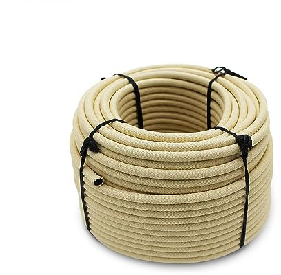 Linxor - Bobine, Rouleau de tendeur élastique - 50 mètres x 8 mm - Beige