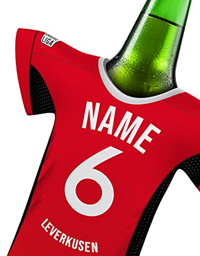 my fan shirt PERSONALISIERTES Trikot für Leverkusen Trikot kühler Fans | Flaschenkühler Getränkekühler Fanartikel by MYFANSHIRT.com Kein Original