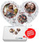 Foto-Puzzle selbst gestalten - Love - mit 3 Fotos, Namen & Datum Bedrucken - Herz-Puzzle Personalisieren - Geschenk zu Valentinstag, Jahrestag - 114 Teile inkl. Metalldose