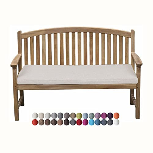 KCYXSMAX Bankauflage Bankkissen Bankpolster für Gartenbank 110x40x5cm Sitzauflage Polsterauflage mit abnehmbarem Bezug für Outdoor Bank Hollywoodschaukel Terrasse Küche Esstisch
