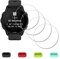 iDaPro [4Pcs Vetro Temperato per Garmin Forerunner 955/955 Solar Pellicola Protettiva+[4Pcs] tappi antipolvere in silicone,Vetro temperato,Durezza 9H,Antigraffio,Antibolla,Antimpronta,Ultrasottile
