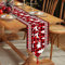 RMMD 178*28cm Red Black Plaid Lattice Xmas Long Table Runner with Tassels, Farmhouse Check Table Decorations for Christmas Home Kitchen Dinning Room