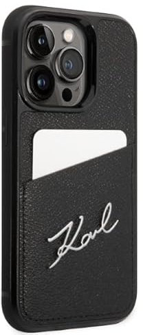 KARL LAGERFELD KLHCP14XCSSK Hard Case for iPhone 14 Pro Max 6.7 Inch Black SI