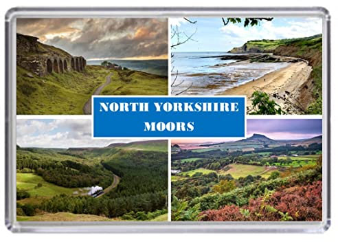 North Yorkshire Moors United Kingdom England Souvenir Acrylic Fridge Magnet (Standard: 70x45mm)