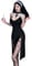 SNOMYRS Sexy Nonne Kostüm Gothic Maid Kostüm Nonne Kleid Anime Rollenspiel Cosplay Dessous Halloween Outfits Bodysuit