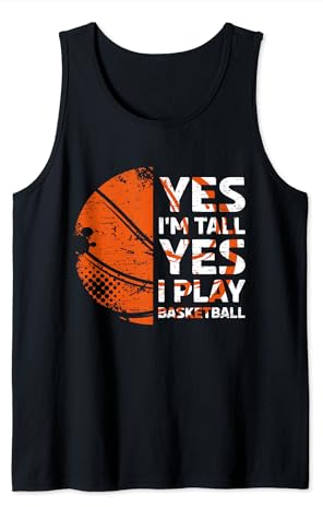 Slam Dunk Champion Basketball Player & Fan Essential Design Tank Top