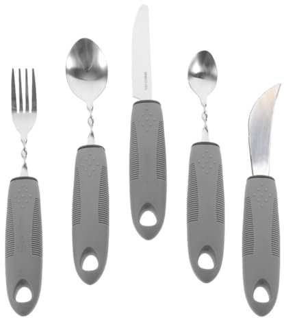 Baluue Ustensiles Adaptatifs Pour Personnes Âgées Difficiles À Saisir Et Légers Pour Les Patients Âgés