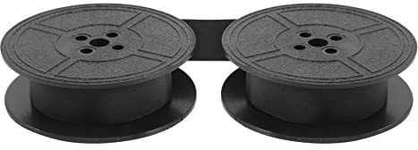 Malloy 1Pack Schreibmaschine Farbe Band Twin Spool Schreibmaschine Farbband Doppel Spule Färben Pack Tinte Teil für die Meisten Schreibmaschinen (Schwarz)