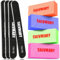 SALVMARY Nail File and Buffer Set - 4 Pcs Emery Boards and 4 Pcs Sanding Blocks with 100/180 and 80/100 Grit for Natural, Acrylic, and Gel Nails