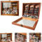Bücherregal für Ängste,Miniatur Puppenhaus Bücherregal Möbel,Hölzernes Puppenhaus-Bücherregal für Bücherliebhaber,Kreative Anti-Angst-Bücherregal-Ornamente als stressabbauendes Geschenk (Schriften)