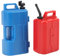 Alomejor Kunststoff-Kraftstofftank und Benzinkanister Im Maßstab 1:10, Leuchtende Farben, Multifunktional für SCX10 RC Crawler (rot+blau)