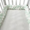 Aocase Geflochtenes Seitenschläferkissen Superweich Knotenkissen bettschlange Baby geflochten babybett gitterschutz hausbett Dekoration Junge,No14,5 m