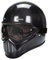 Vintage Vollhelm Integralhelm Motorradhelm mit DOT/ECE-Zugelassener Motorradhelm, Moto-Integralhelm Für Männer Und Frauen Scooter Retro Classic Crash Racing Touring Helm 25,L=59~60cm
