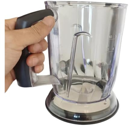 FHAJKTJB 1250ML ，Compatible For Braun， Mixing Cup Mq545 Mq745 Mq5045 Mq7045 Mq9045X Mq525 Mq5025 Mq5060 Mq335