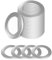Flaconi 10 PCS Rondella Tappo Scarico Olio Auto,Rondella tappo di scarico olio,Alluminio Tappo Di Scarico Olio Guarnizioni,Rondella Guarnizioni Kit,Sostituire il numero di parte 94109-14000