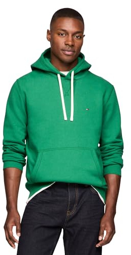 Tommy Hilfiger Herren Medium Weight Solid Fleece Hoodie Sweatshirt, Also Available in Big & Tall Kapuzenpullover (1er Pack)