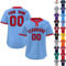 Baseball Trikot Herren Personalisierte Baseball Trikot mit Name&Nummer Individuelle Baseball Shirt Baseball T Shirts für Damen Kinder, Geschenke für Baseball-Liebhaber