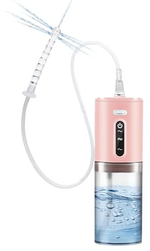 SXOVO Enema para Limpieza de Colon 280ml Pera Lavado Recto Eléctrica con Catéter Extra Largo Ducha Anal y Vaginal con 3 Velocidades de Pulverización Pera Lavativa para Hombre Mujer Pareja
