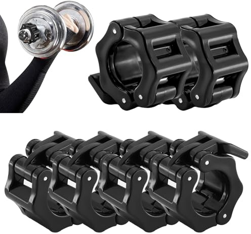 alwaiiz 6 Stück Hantelverschlüsse 30mm, Hantel Schnellverschluss, Hantel Verschluss für Workout Gewichtheben Training Fitness Zubehör