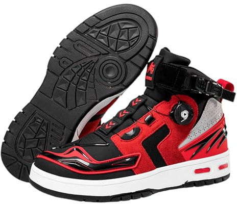 ForceRoute Stivali Moto Traspiranti Uomo,Stivali Motocross,Stivali Moto in Pelle,Stivali da Moto da Strada,Stivali Moto Uomo Touring,per Ciclisti,viaggiatori Lunga Distanza,Appassionati di Outdoor