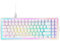 NZXT Function Elite MiniTKL Magnetic RGB Gaming Keyboard - Adjustable Actuation, Dual-Rail Hall Effect Switches, Rapid Trigger, 8K Polling - Enhanced Typing Sound & Feel - UK English Layout - White