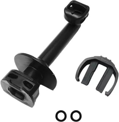 TOGOODS Pressure Washer Elbow Outlet Pipe with Clamp Replacement Part for Karcher K2 K3 4.064-047.0 Black