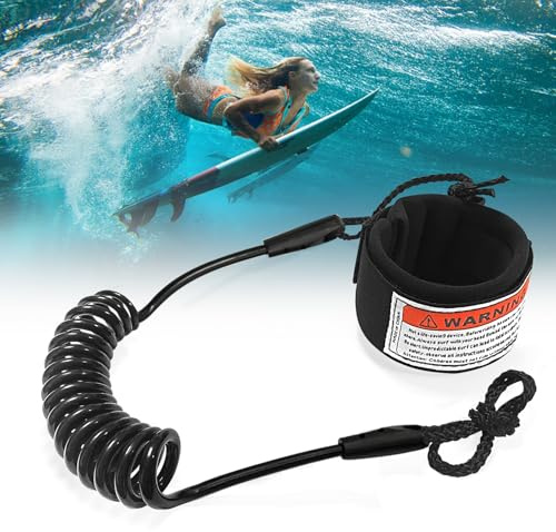 L&W Luck Guinzaglio da Surf, Leash SUP, 5mm Surf Materiale Tup