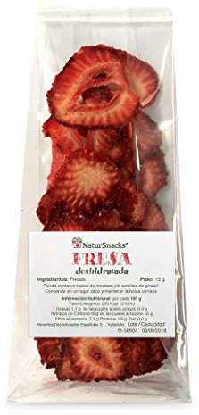 Fresa deshidratada natural (6x15gr)