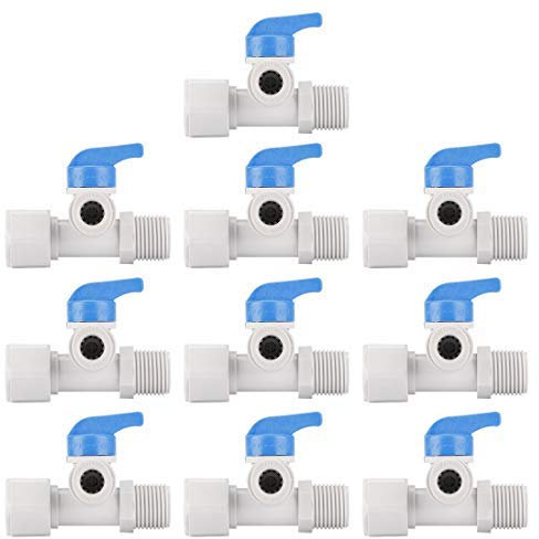3 8 pollici femmina a 3 8 pollici BSP maschio a 3 8 pollici tubo OD rubinetto a sfera Collegamento rapido Purificatori acqua Raccordi tubo Spingere il tubo dell'acqua Guarnizione Connettore per RO
