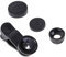 ULTECHNOVO Objectif Macro Universel Fish- Eye, Objectif Macro Grand Angle, de Caméra de Téléphone 3 en 1, Optique Compatibilité Accessoires pour Phone