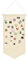 Wall Hanging Brooch Jewelry Storage Case Canvas Display Stand Enamel Pin Display Banner Holder Earrings Necklace Glitter Pin Collection Organizer (White)