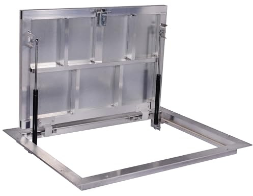 Trampilla de suelo Aluminio 600 mm x 900 mm(P) Tapa de Registro Tapa de Pozo Puerta de Inspección Tapa de Escotilla