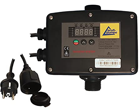 PRESSCONTROL INVERTER 2-0.75KW PRESSOSTATO MONITOR cablato FLUSSO Controllore automatico per pompa pozzo pompa sommersa pompa centrifuga